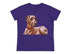 Rhodesian Ridgeback 'Thor' Women's Midweight Cotton Tee