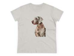 Weimaraner 'Rocky' Women's Midweight Cotton Tee