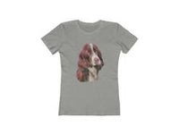 English Springer Spaniel - Women's Slim Fit Ringspun Cotton T-Shirt