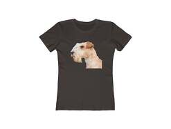 Lakeland Terrier Women's Slim Fit Ringspun Cotton T-Shirt