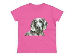 Weimaraner 'Greyson' Women's Midweight Cotton Tee