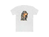 Gordon Setter 'Angus' Men's Fitted Cotton Crew Tee