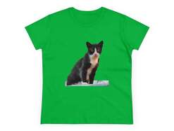Cat 'Hydra Kitten' Women's Midweight Cotton Tee