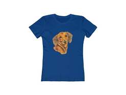 Dachshund 'Doxie #1'  Women's Slim Fit Ringspun Cotton T-Shirt