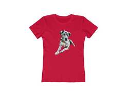 Harlequin Great Dane 'Leonid'  Women's Slim Fit Ringspun Cotton T-Shir