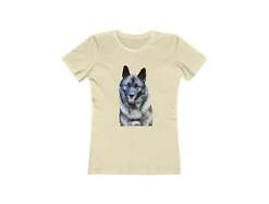 Norwegian Elkhound - Women's Slim Fit Ringspun Cotton T-Shirt