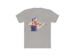Violin 'The Bowist' Men's Fitted Cotton Crew Tee