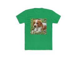 Welsh Springer Spaniel Men's Fitted Cotton Crew Tee