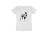 Great Dane 'Zeus' Women's Slim FIt Ringspun Cotton T-Shirt