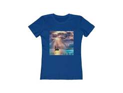 Greek Islands 'Aegean Enchantment' - Women's Slim Fit Ringspun Cotton