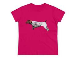 German Shorthaired Pointer 'On Point' Women's Midweight Cotton Tee