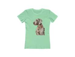 Weimaraner 'Rocky' Women's Slim Fit Ringspun Cotton T-Shirt