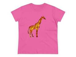 Giraffe 'Camile' Women's Midweight Cotton Tee