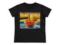 Sunset Cocktail Hour - Women's Midweight Cotton Tee