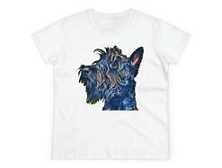 Scottish Terrier 'Scotty' Women's Midweight Cotton Tee