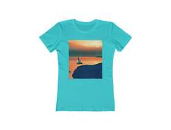 Kastro Sunset (Sifnos, Greece) - Women's Slim Fit Ringspun Cotton T-Sh