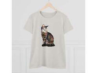Cats of Greece 'Teris from Tinos' Women's Midweight Cotton Tee