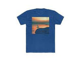 Kastro Sunset (Sifnos, Greece) Men's Fitted Cotton Crew Tee