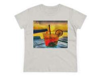 Sunset Cocktail Hour - Women's Midweight Cotton Tee
