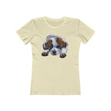 St. Bernard 'Sontuc' - Women's Slim Fit Ringspun Cotton T-Shirt (Colors: Solid Natural)