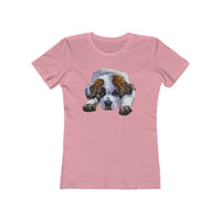 St. Bernard 'Sontuc' - Women's Slim Fit Ringspun Cotton T-Shirt (Colors: Solid Light Pink)
