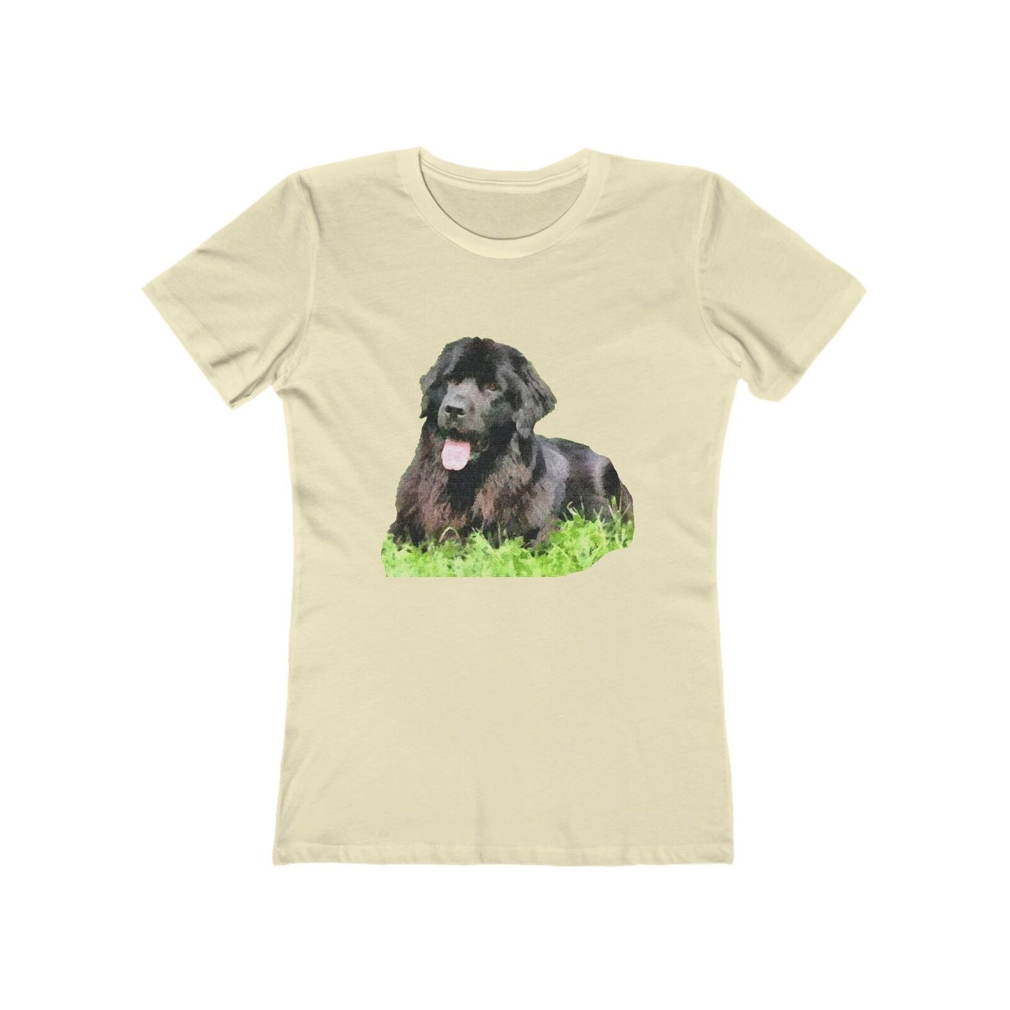 Newfoundland 'Madden' Women's Slim Fit Ringspun Cotton T-Shirt (Colors: Solid Natural)