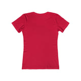Welsh Springer Spaniel - Women's Slim Fit Ringspun Cotton T-Shirt (Colors: Solid Red)