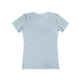 Welsh Springer Spaniel - Women's Slim Fit Ringspun Cotton T-Shirt (Colors: Solid Light Blue)