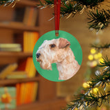 Lakeland Terrier Metal Ornaments