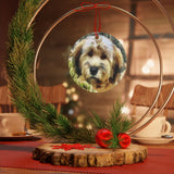 Wheaten Terrier Metal Ornaments