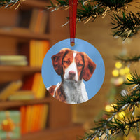 Brittany Spaniel 'Gunner' Metal Ornaments - Add Whimsy and Charm to Your Tree - Built to Last