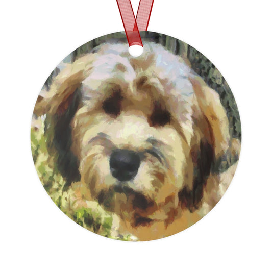 Wheaten Terrier Metal Ornaments