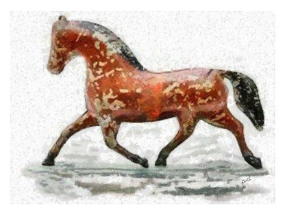 Tin Horse - Set of 6 Blank Notecards