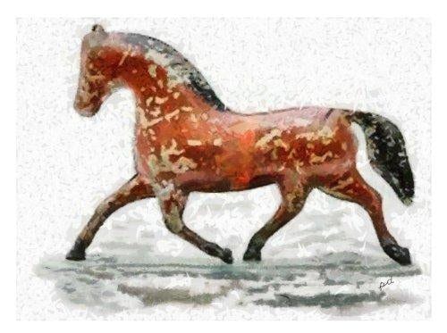 Tin Horse - Set of 6 Blank Notecards