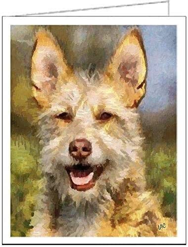 Portuguese Podengo- Set of 6 Blank Notecards by Doggylips