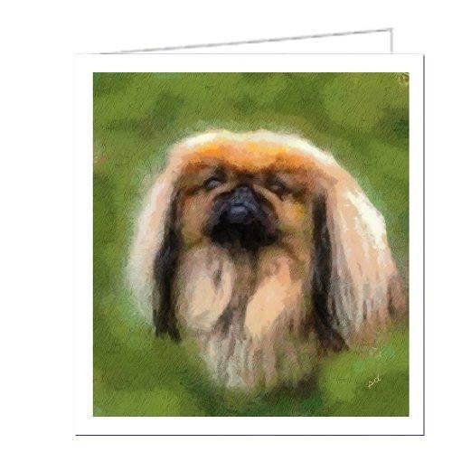 Pekingese - Lilly - Set of 6 by Doggylips