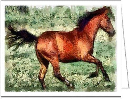 Quarter Horse Sam - Notecards- Set of 6 by Doggylips