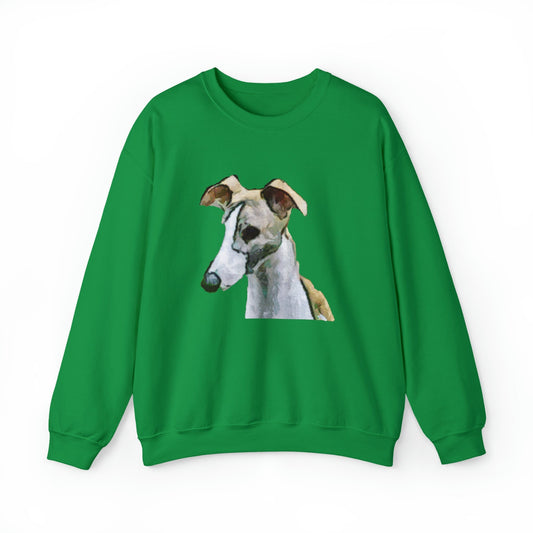 Whippet &#39;Simba; Unisex 50/50 Crewneck Sweatshirt