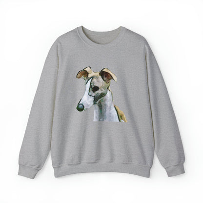 Whippet &#39;Simba; Unisex 50/50 Crewneck Sweatshirt