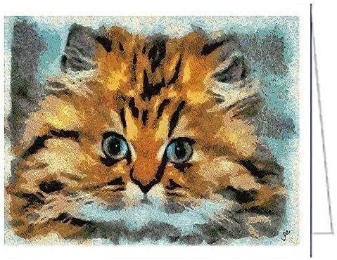 Fat Cat - Notecards- Set of 6 by Doggylips